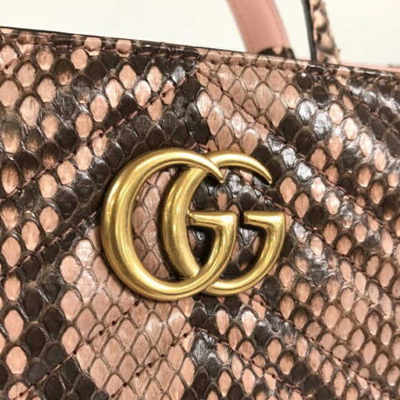 GUCCI Marmont Python handbag - Picture 8 of 15
